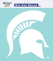 Michigan State Spartans 8" x 8" Die Cut White Decal
