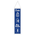 Duke Blue Devils 8" x 32" Evolution Wool Banner