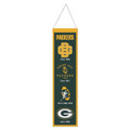 Green Bay Packers 8" x 32" Evolution Wool Banner