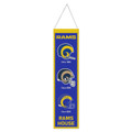 Los Angeles Rams 8" x 32" Evolution Wool Banner