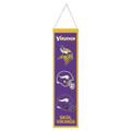 Minnesota Vikings 8" x 32" Evolution Wool Banner