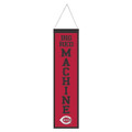 Cincinnati Reds 8" x 32" Heritage Slogan Wool Banner