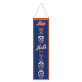 New York Mets 8" x 32" Evolution Wool Banner