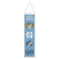 North Carolina Tar Heels 8" x 32" Evolution Wool Banner