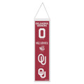 Oklahoma Sooners 8" x 32" Evolution Wool Banner