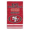 San Francisco 49ers Baby Burp Cloth