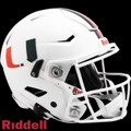 Miami Hurricanes Riddell Authentic Full Size SpeedFlex Style Football Helmet