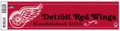 Detroit Red Wings Bumper Sticker