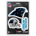 Carolina Panthers Die Cut Team Decal - 3 Pack