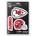 Kansas City Chiefs Die Cut Team Decal - 3 Pack