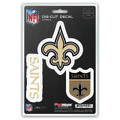 New Orleans Saints Die Cut Team Decal - 3 Pack