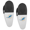 Miami Dolphins Mini Chip Clip Magnets - 2 Pack