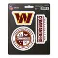 Washington Commanders Die Cut Team Decal - 3 Pack