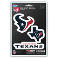 Houston Texans Die Cut Team Decal - 3 Pack