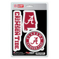 Alabama Crimson Tide Die Cut Team Decal - 3 Pack