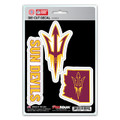 Arizona State Sun Devils Die Cut Team Decal - 3 Pack