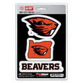 Oregon State Beavers Die Cut Team Decal - 3 Pack