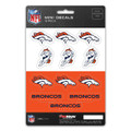 Denver Broncos Mini Decal Set - 12 Pack