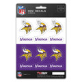 Minnesota Vikings Mini Decal Set - 12 Pack