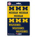 Michigan Wolverines Mini Decal Set - 12 Pack