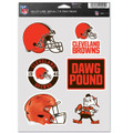Cleveland Browns Multi-Use Decal - 6-Pack