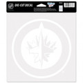 Winnipeg Jets Perfect Cut White Decal