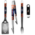 Denver Broncos 3 Piece BBQ Set and Bottle Opener