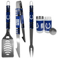 Indianapolis Colts 3 Piece Tailgater BBQ Set and Salt and Pepper Shaker Set
