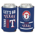 Texas Rangers Slogan Can Cooler