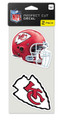 Kansas City Chiefs Set of 2 Die Cut Decals