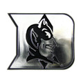 Duke Blue Devils Silver Car Emblem