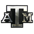Texas A&M Aggies Silver Car Emblem