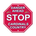 St. Louis Cardinals 12" x 12" Plastic Stop Sign
