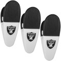 Las Vegas Raiders Mini Chip Clip Magnets - 3 Pack