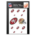 San Francisco 49ers Face & Nail Decal Pack