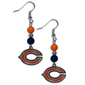 Chicago Bears Fan Bead Dangle Earrings