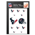 Houston Texans Face & Nail Decal Pack