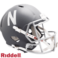 Nebraska Cornhuskers Riddell Collectible Full Size Speed Slate Football Helmet