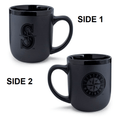 Seattle Mariners 17 oz. Matte Black Coffee Mug
