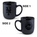 New York Mets 17 oz. Matte Black Coffee Mug