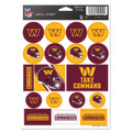 Washington Commanders Vinyl Decal Sheet