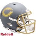 Chicago Bears Riddell Authentic Full Size Speed Slate Football Helmet