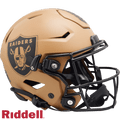Las Vegas Raiders Riddell Authentic Full Size SpeedFlex Salute To Service Football Helmet