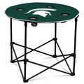 Michigan State Spartans Round Folding Table