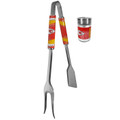 Kansas City Chiefs 3 in 1 BBQ Tool and Salt & Pepper Shaker