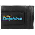 Miami Dolphins Logo Leather Cash and Cardholder