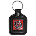 Cincinnati Bengals Square Leather Key Chain