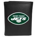New York Jets Large Logo Leather Tri-fold Wallet