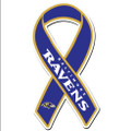 Baltimore Ravens Ribbon Magnet