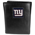New York Giants Deluxe Leather Tri-fold Wallet in Gift Box